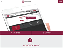 Tablet Screenshot of glasfordbank.com